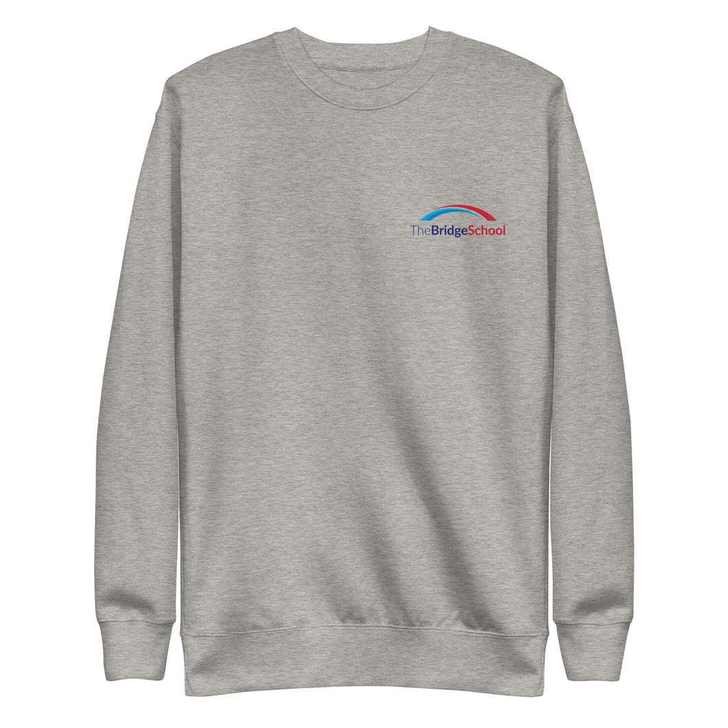 The Bridge School Gray Unisex Premium Sweatshirt