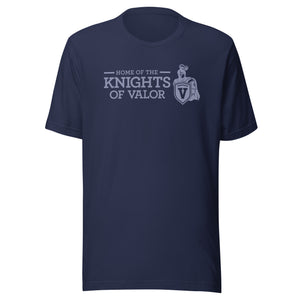 Home of the Knights of Valor AZ Navy T-shirt