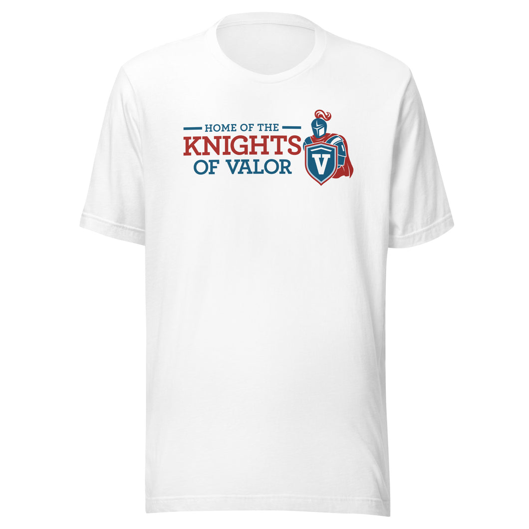 Home of the Knights of Valor AZ White T-shirt