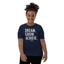 Dream. Grow. Achieve. | Valor Ohio - Youth Short Sleeve T-Shirt