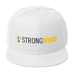 StrongMind Logo Wool Snapback Hat