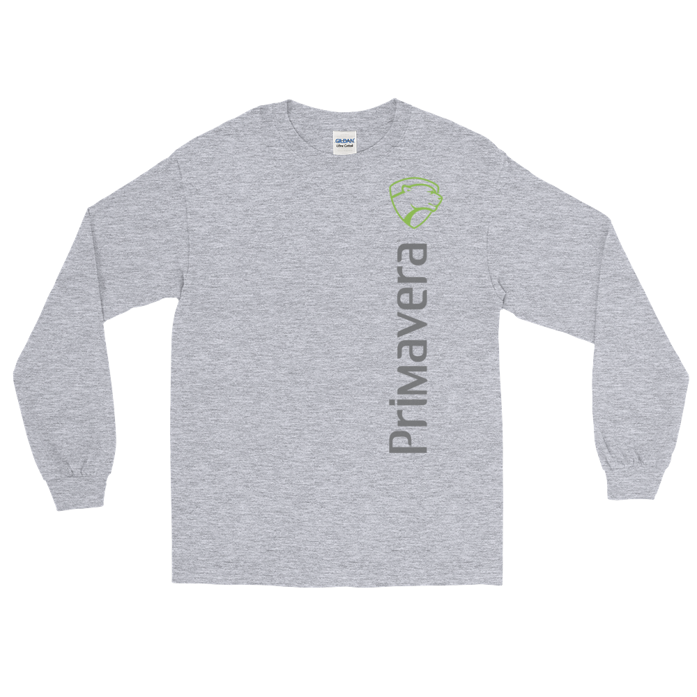 Primavera Vertical Logo Long Sleeve Unisex Tee