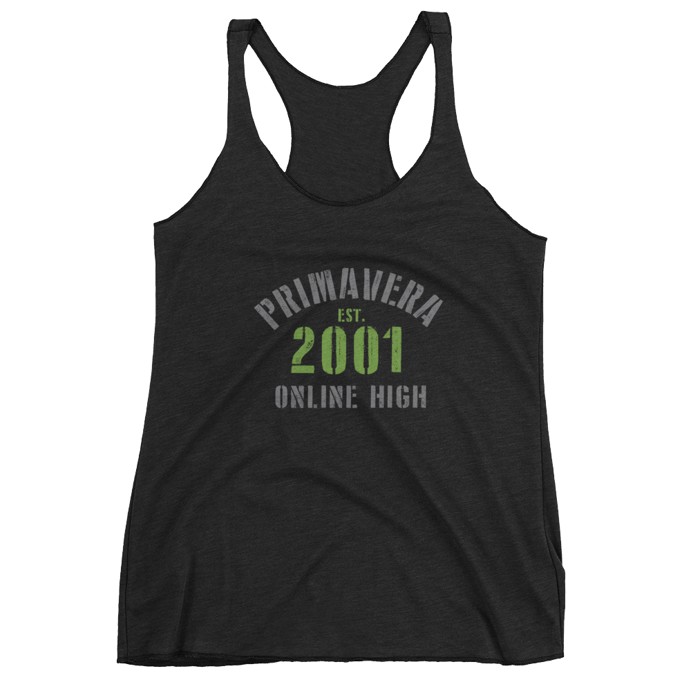 Primavera Collegiate Logo Women's Racerback Tank