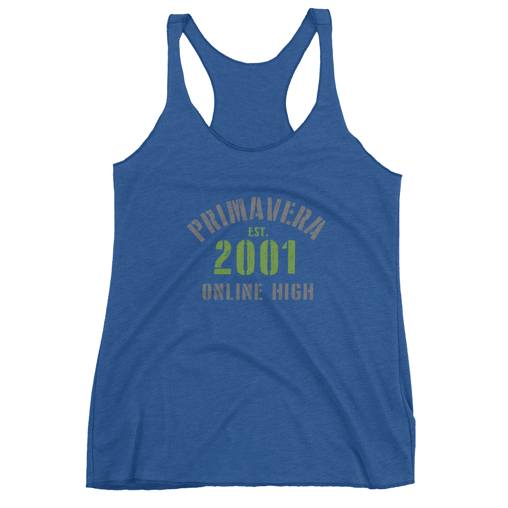 Primavera Collegiate Logo Women's Racerback Tank