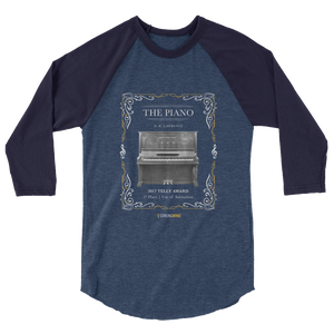 "The Piano" 3/4 sleeve raglan shirt (Award Winners Series)